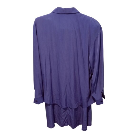 Vintage S.G. SPORT COLLECTION Purple Skirt & Top Set Size 1X - Picture 3 of 9